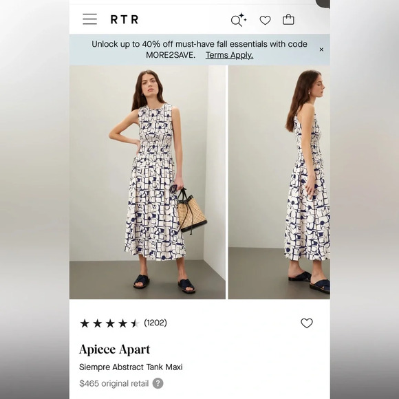 RTR Apiece Apart Siempre Abstract Tank Maxi - Picture 2 of 11